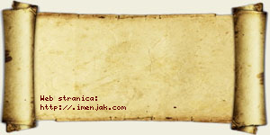 Una Pribaković vizit kartica